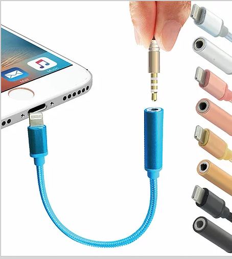 Lightning to 3.5mm Headphone Jack Adapter Cable For Apple iPhone 7 / 7 Plus