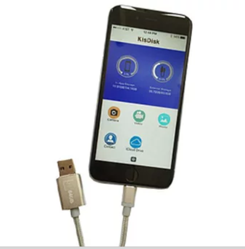 Apple Certified Lightning Charging Cable with Built-In Memory for iPhone & iPad