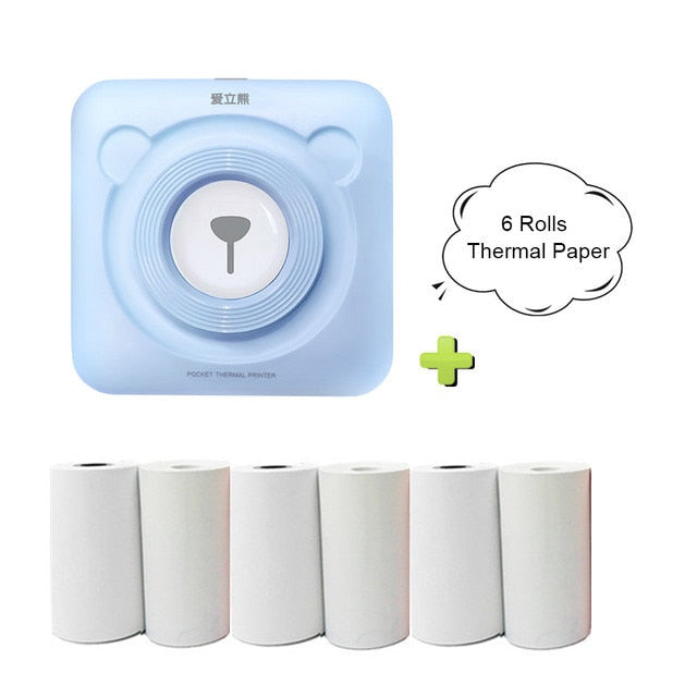 Peripage A6 Bluetooth handheld photo printer Small printer mini printer pocket printer for IOS Android system phone