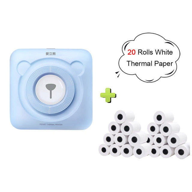 Peripage A6 Bluetooth handheld photo printer Small printer mini printer pocket printer for IOS Android system phone