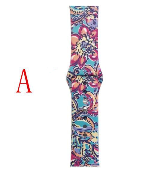 Design Soft Silicone Watchband For Apple Watch