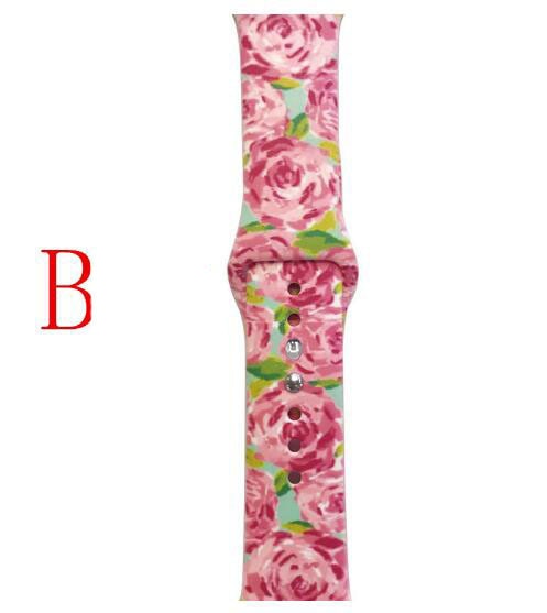 Design Soft Silicone Watchband For Apple Watch