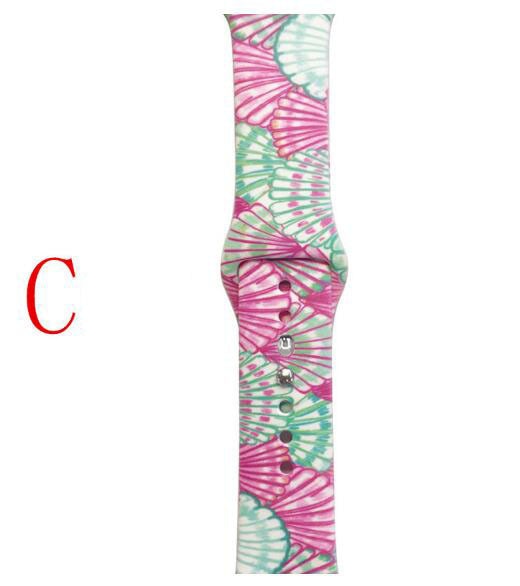 Design Soft Silicone Watchband For Apple Watch