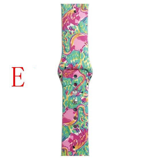 Design Soft Silicone Watchband For Apple Watch