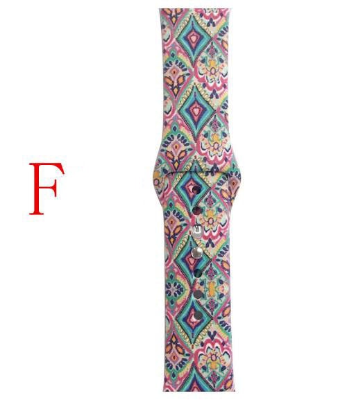 Design Soft Silicone Watchband For Apple Watch