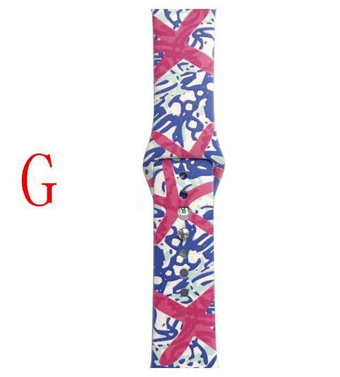 Design Soft Silicone Watchband For Apple Watch