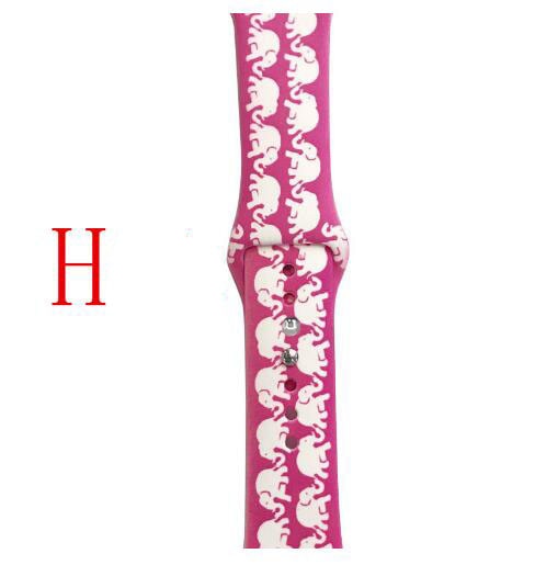 Design Soft Silicone Watchband For Apple Watch