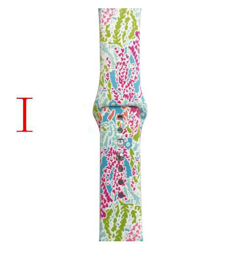 Design Soft Silicone Watchband For Apple Watch