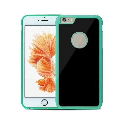 Anti Gravity Phone Bag Case For iPhone X 8 7 6S Plus Antigravity TPU Frame Magical Nano Suction Cover Adsorbed Car Case