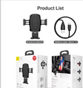 Baseus Qi Wireless Car Charger Air Vent Phone Holder for iPhone & Samsung